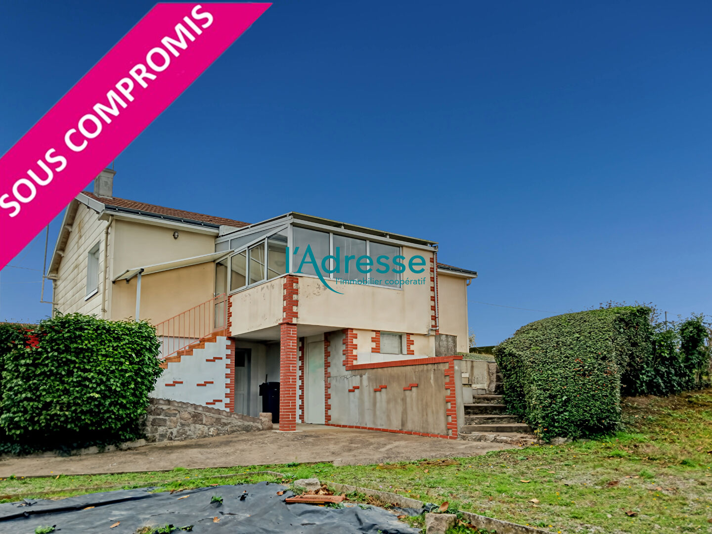 Maison sous-sol sur 2180 m² de terrain