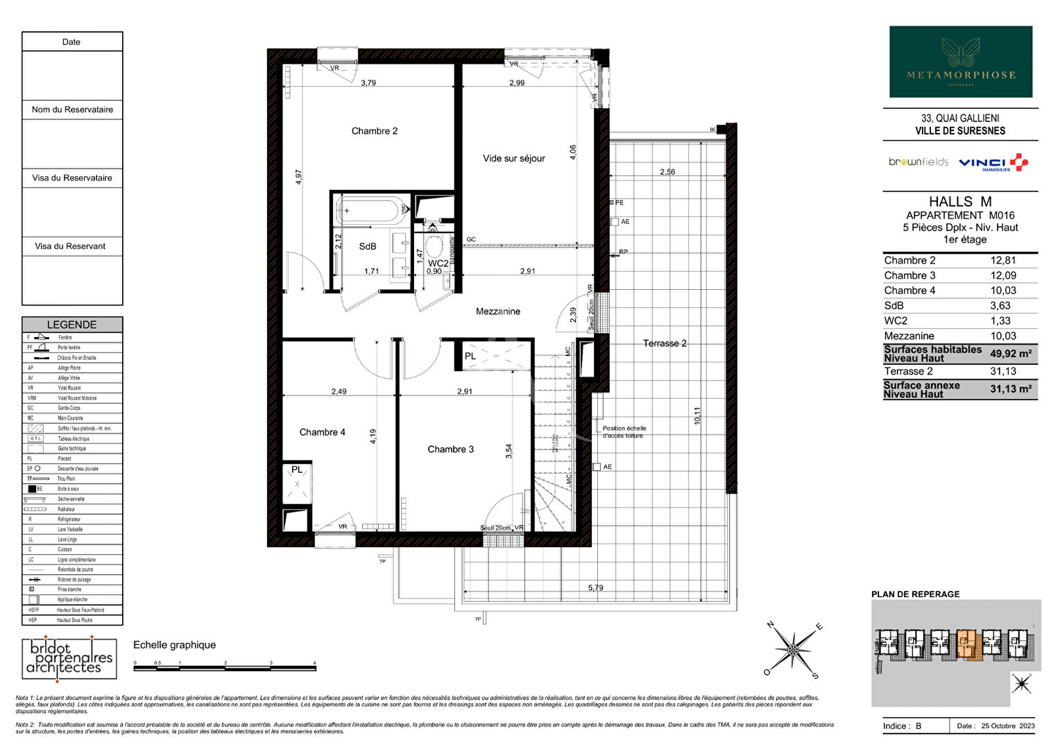 Photo Appartement DUPLEX Suresnes 5 pièce(s) 148.40 m2 FRAIS DE NOTAIRE OFFERTS image 4/5