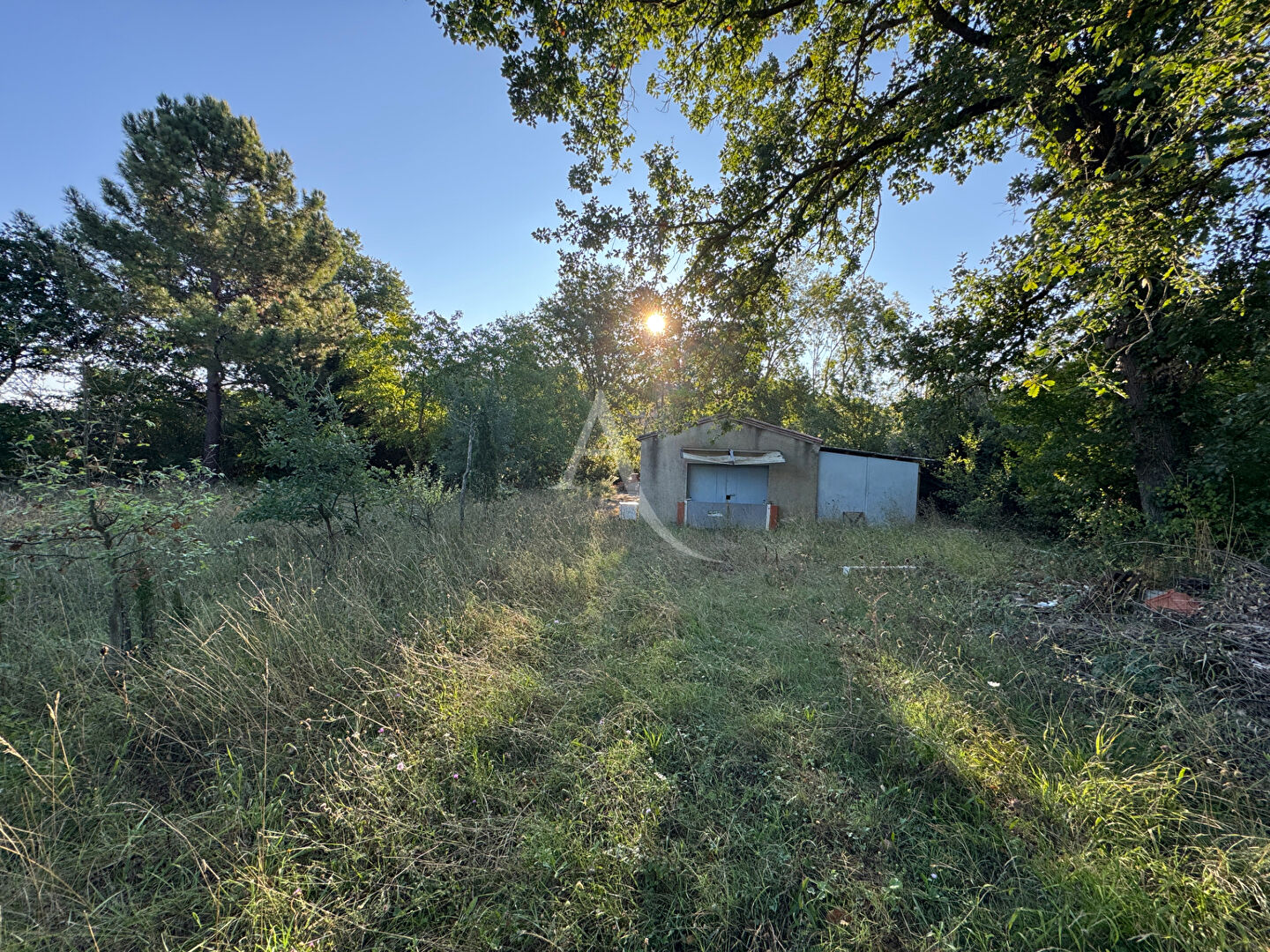 Photo Terrain agricole avec hangar  1/2 hectare  entre Castelreng et La Digne image 2/3