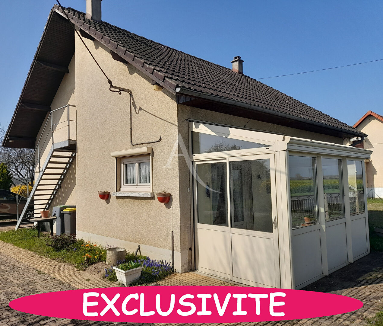 Photo En vente COURS-LES-BARRES  - MAISON DE PLAIN-PIED AVEC TERRAIN ET GARAGE - image 1/6