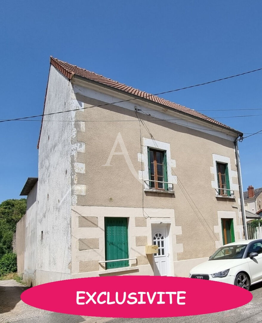 EN VENTE  Fourchambault  Maison de ville  ndépendante avec cave, dépendance et garage