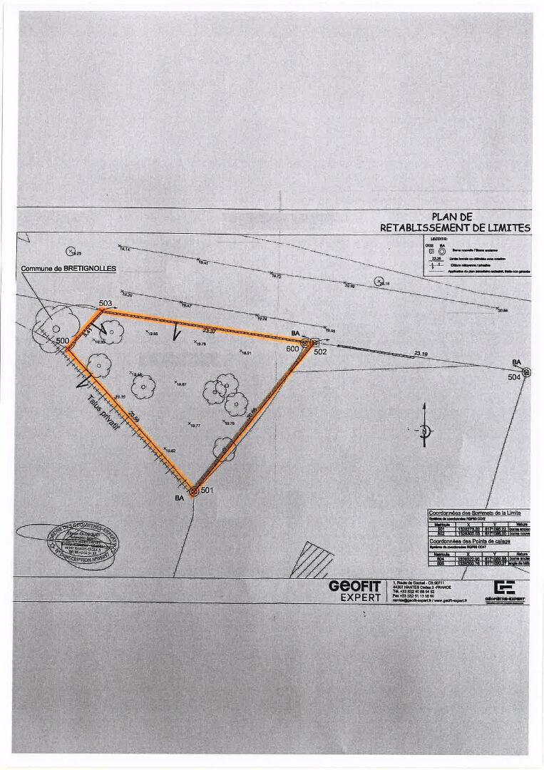 Photo Terrain Bretignolles Sur Mer 262 m2 image 2/2