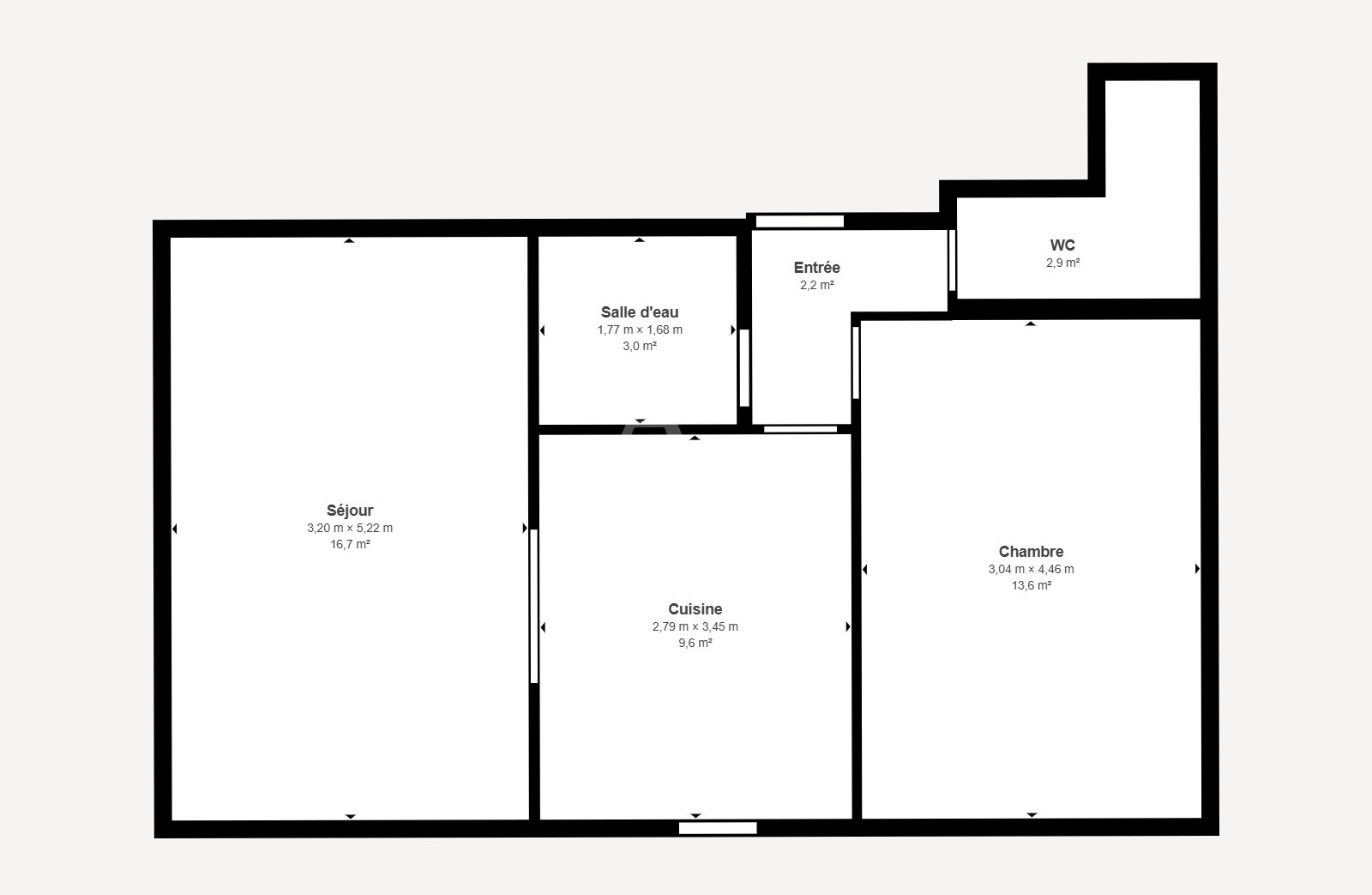 Photo Appartement Les Sables D Olonne 2 pièce(s) 45 m2 avec place de parking image 4/6