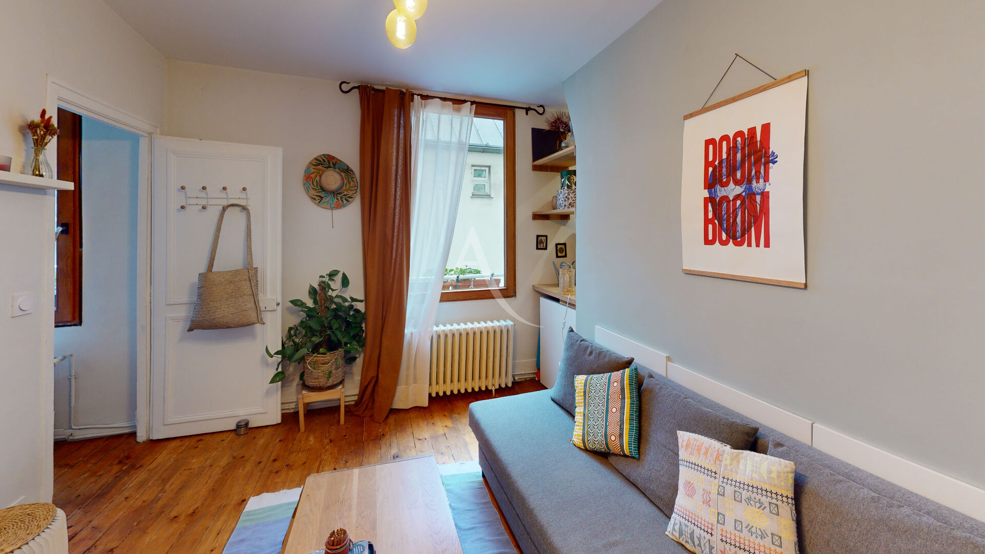 2 pièces rue Lucien Sampaix !