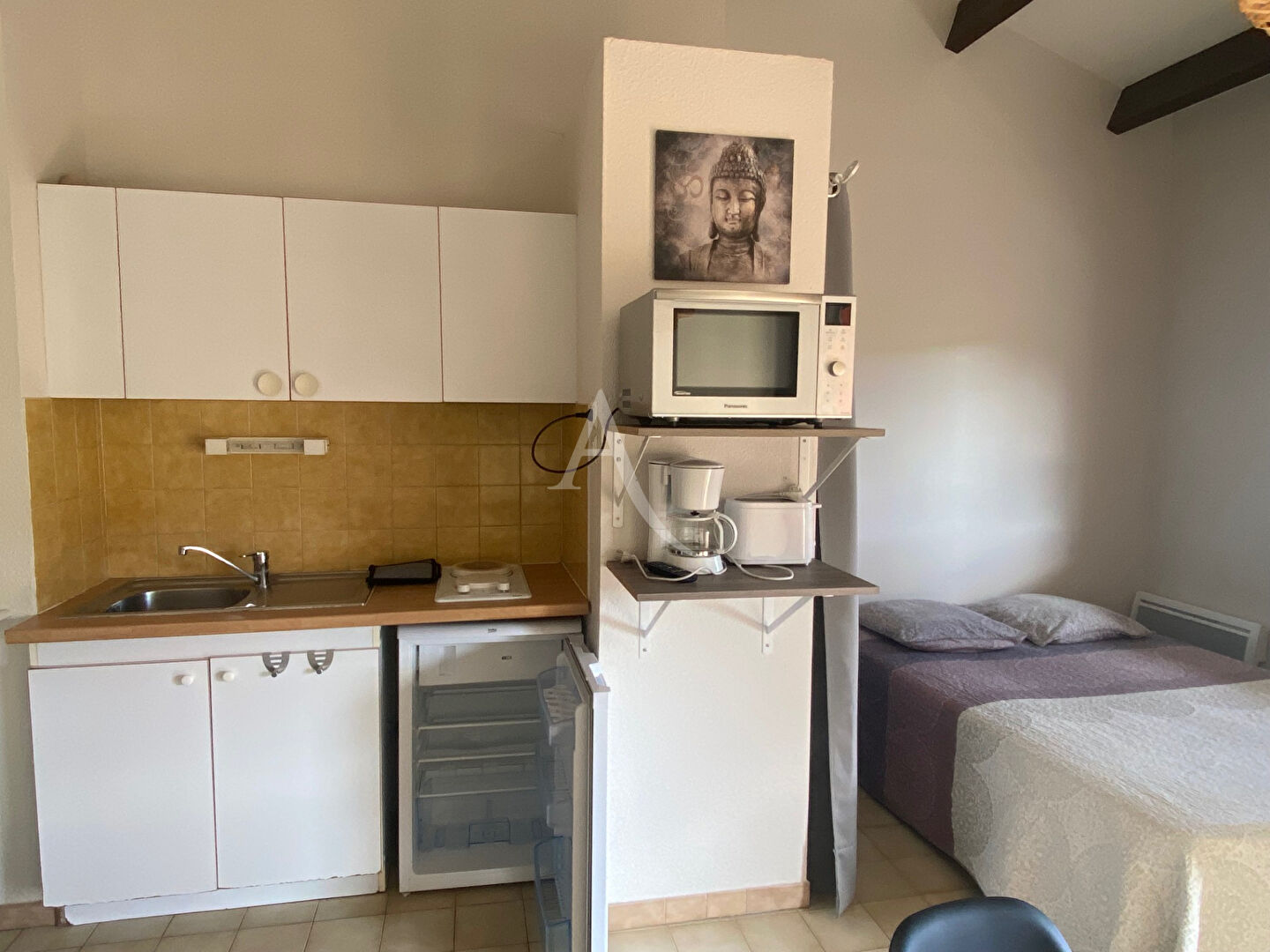 Photo LAMALOU LES BAINS - Appartement  meublé - 1 pièce(s) - 24.80 m2 - 460  CC image 3/6