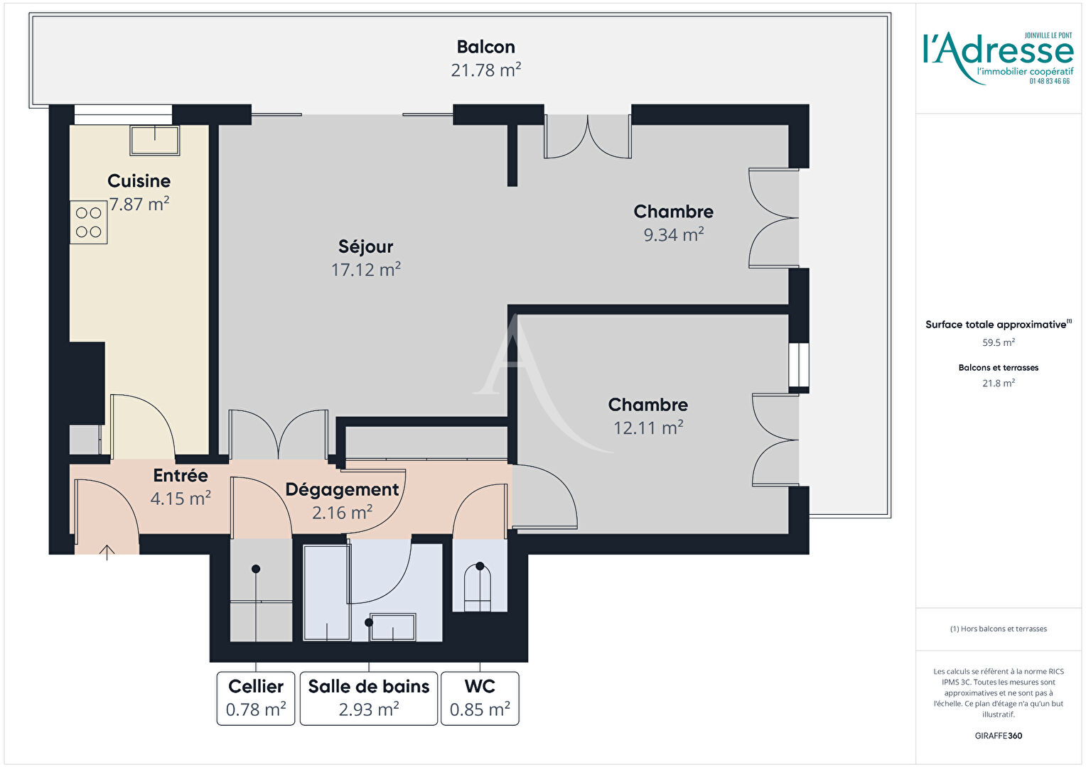 Photo Appartement Maisons Alfort 3 pièce(s) 60.10 m2 image 6/6