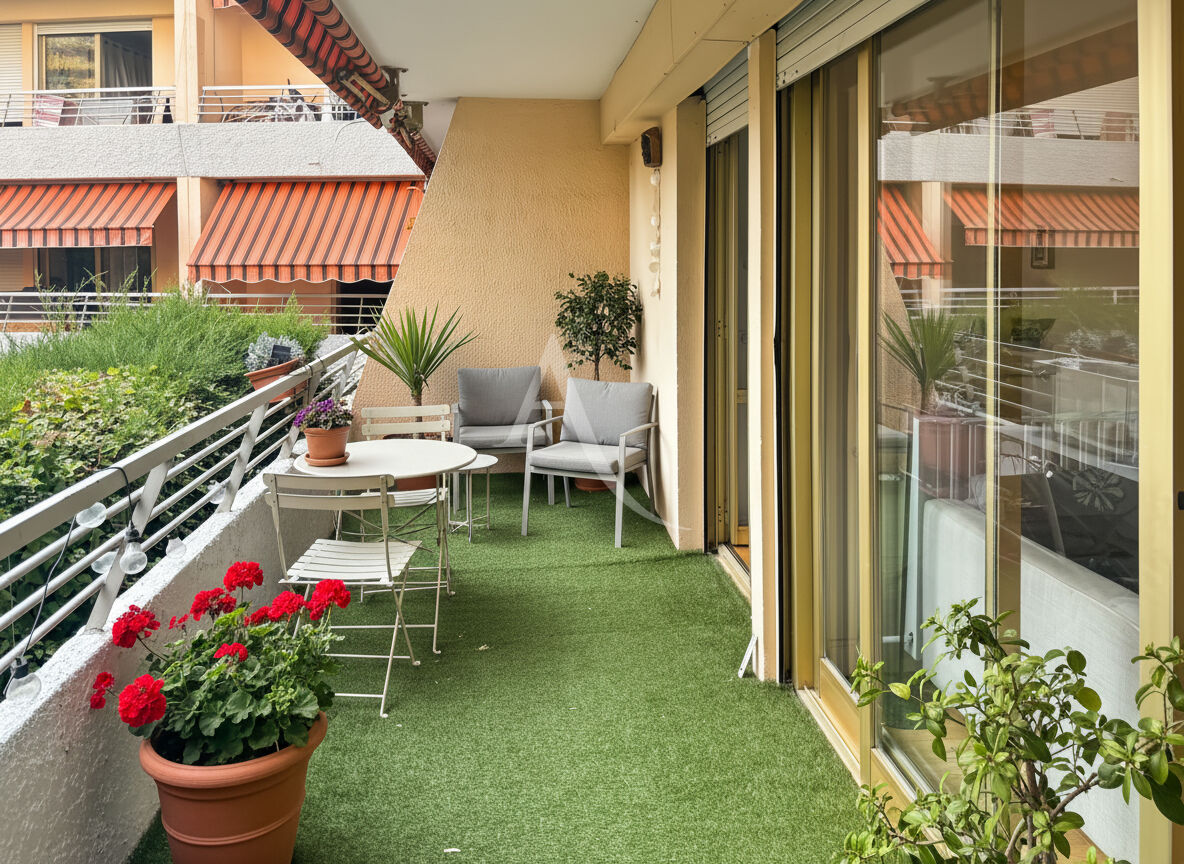 EXCLUSIVITÉ ? LE CANNET ? 3 PIÈCES AVEC TERRASSE AU CALME