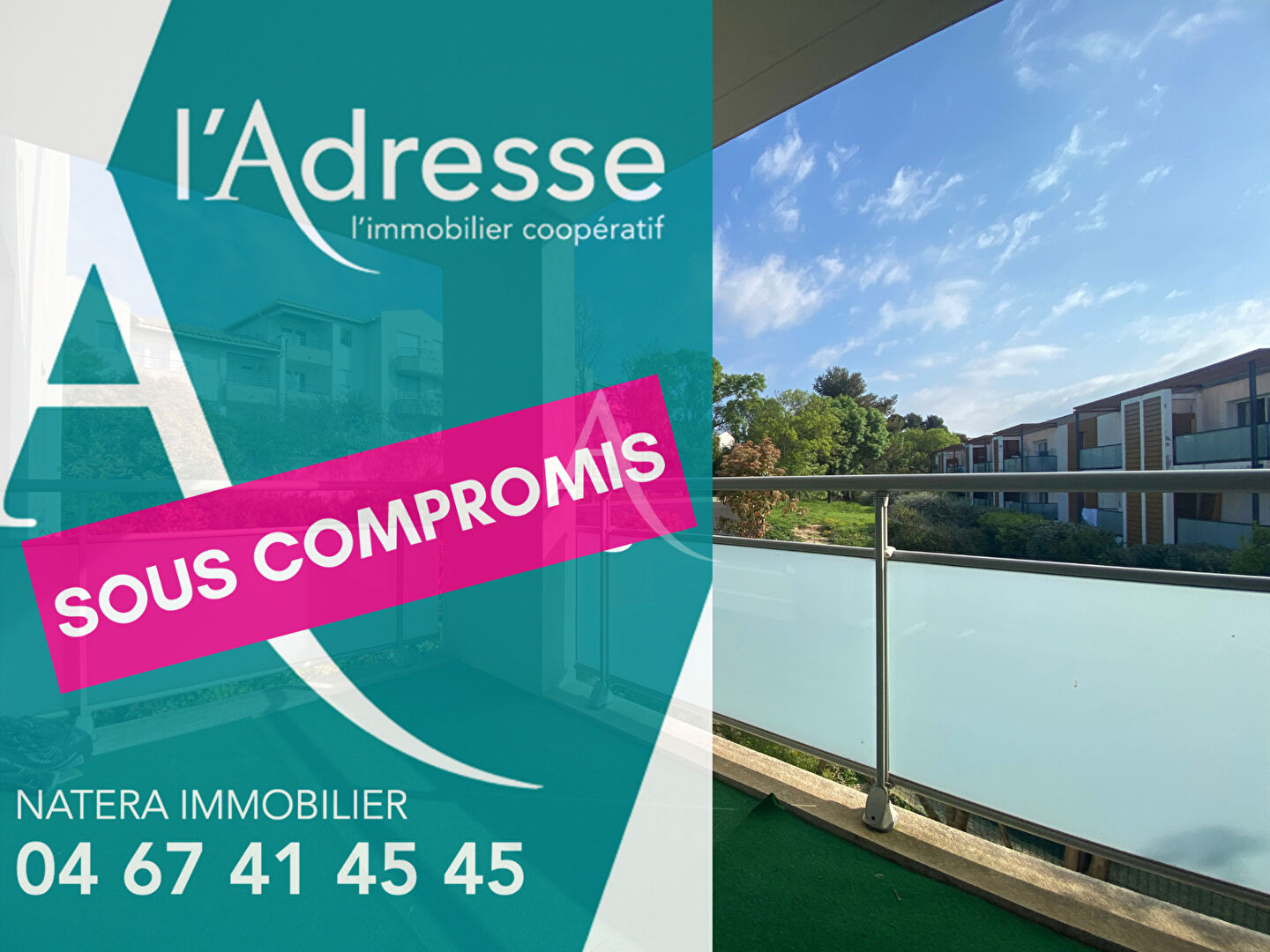 Appartement Grabels 2 pièces 43.20 m2