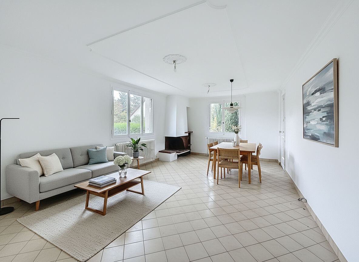 Maison indépendante située à penchard -185 m2 - 7 chambres - sous-sol total - terrain 595 m2 avec garage et logement indépendant de type F2