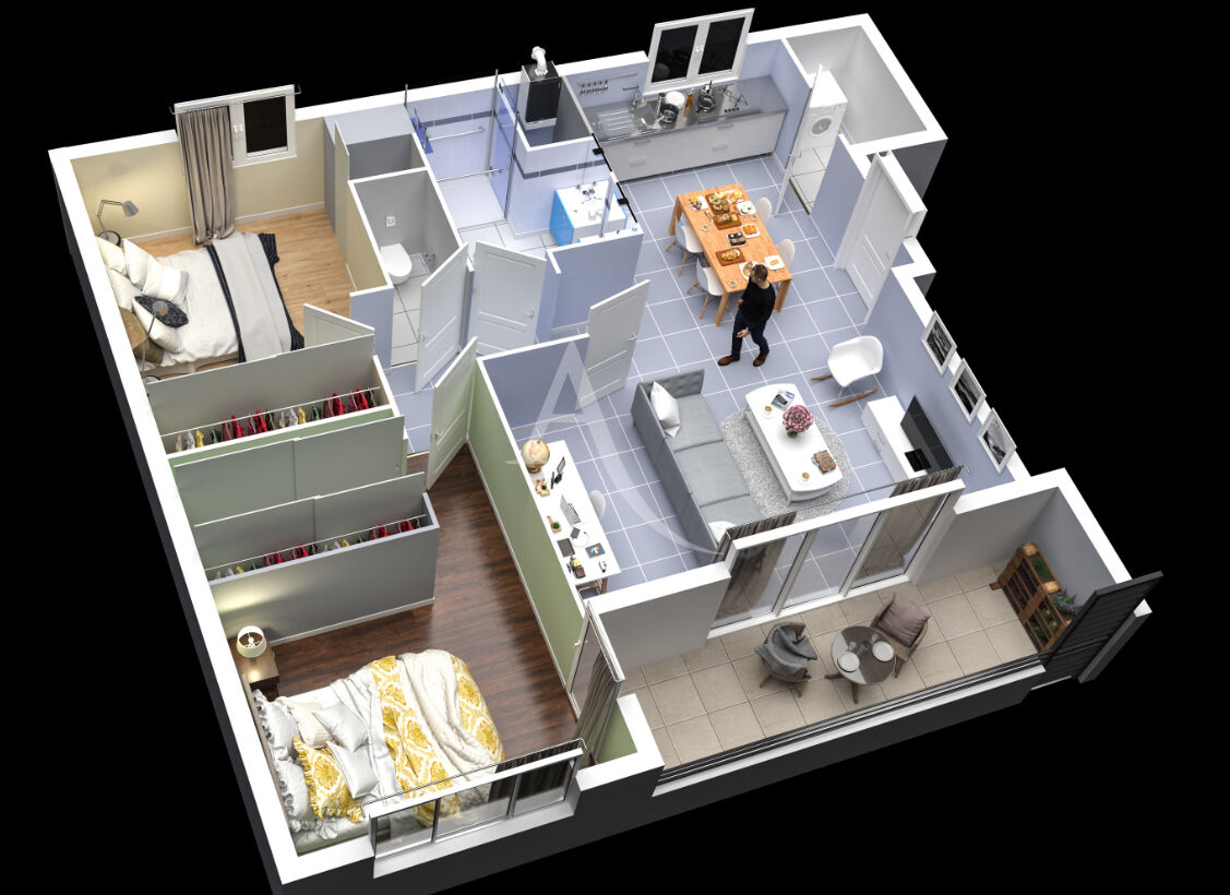 Photo Appartement  3 pièces proche du quartier Guilhemery image 3/5