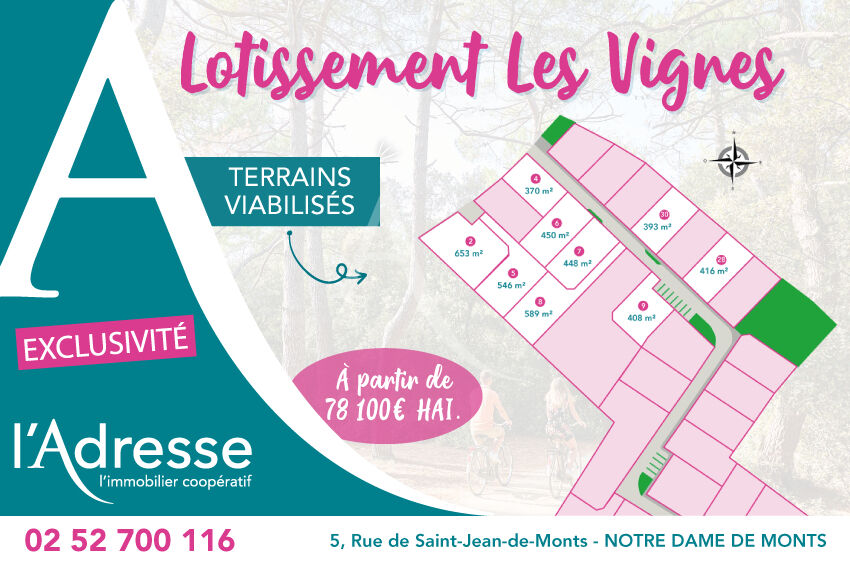 Agence immobilière de 
 L'Adresse Agence de l'Esplanade - L'ADRESSE NOTRE DAME DE MONTS 
