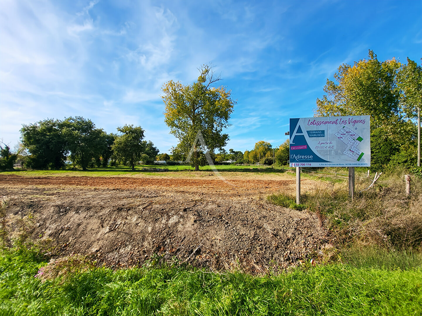 Photo Terrain viabilisé de 370 m² -  Notre Dame de Monts image 1/5