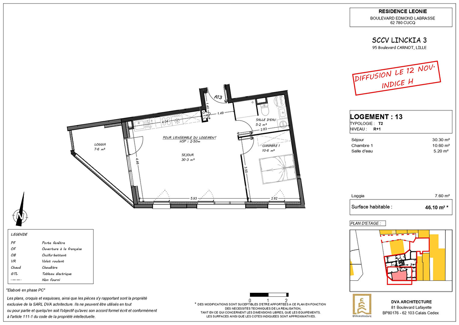 Photo Appartement Stella 2 pièces 46.10 m² image 2/3