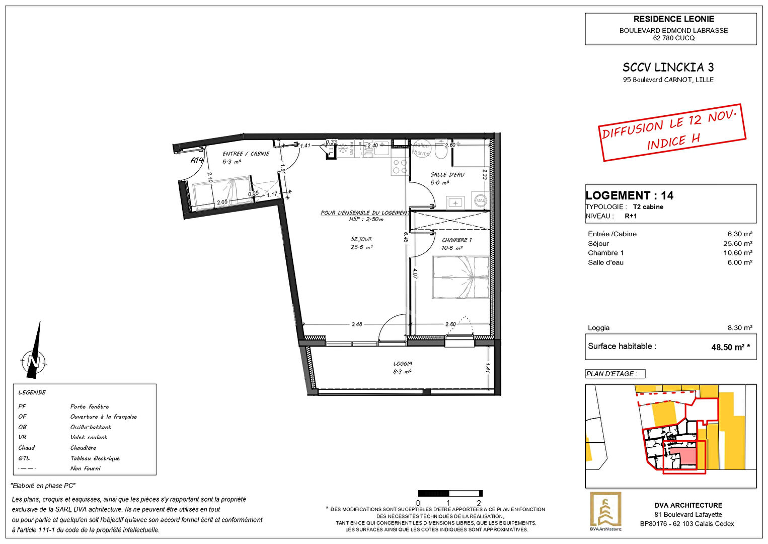 Photo Appartement Stella 2 pièces cabine 48.5m² image 2/3