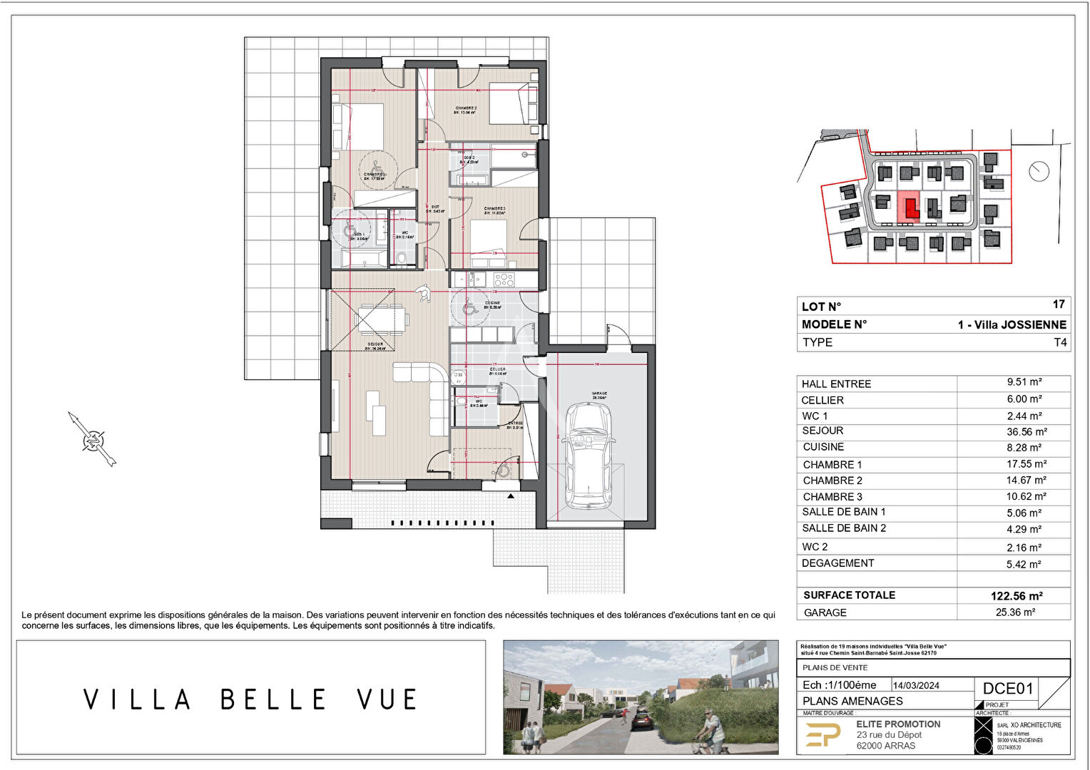 Photo Maison individuelle Saint Josse 5 pièces 122.56 m² image 2/4