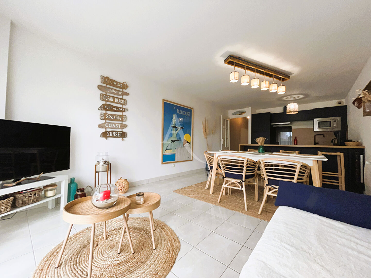 Appartement 4 pièces - 3 chambres  - 68.87 m²  - STELLA PLAGE