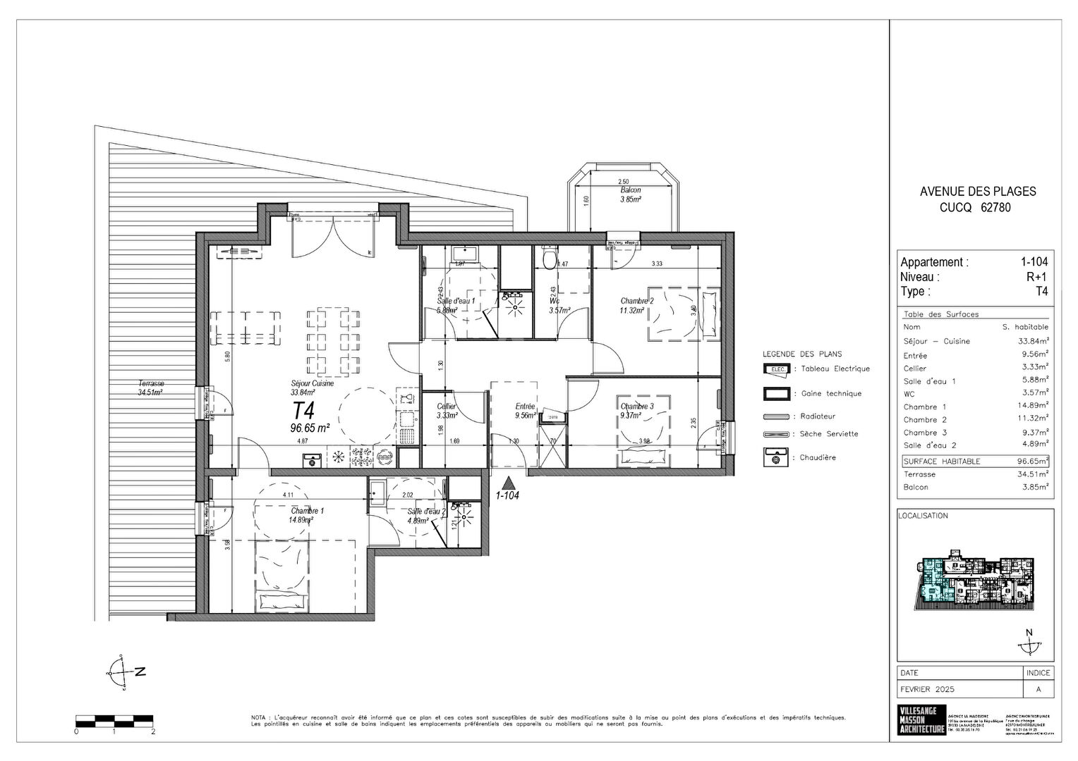 Photo Appartement Stella 4 pièces 96.65 m² image 2/4