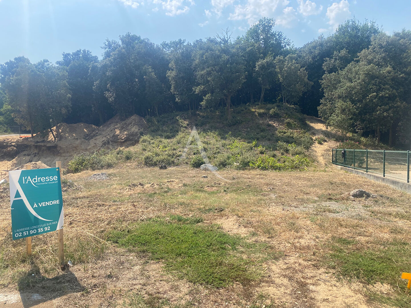 Terrain Longeville Sur Mer 450m2