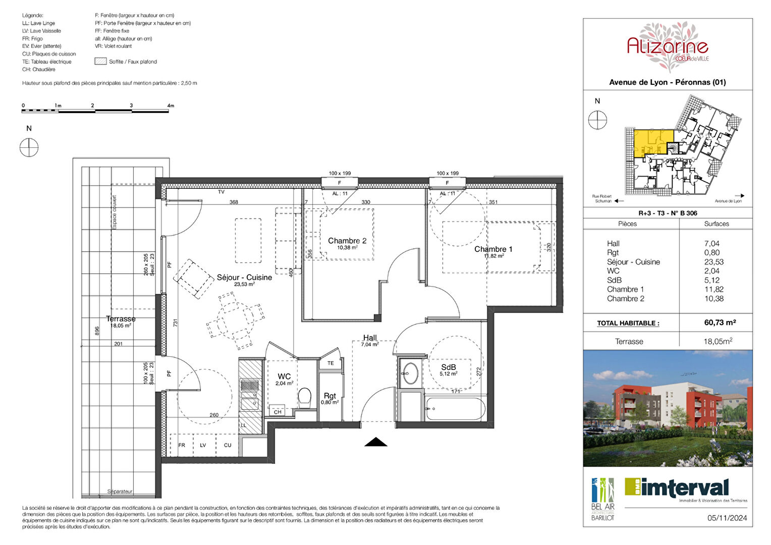 ALIZARINE Péronnas Centre Programme neuf