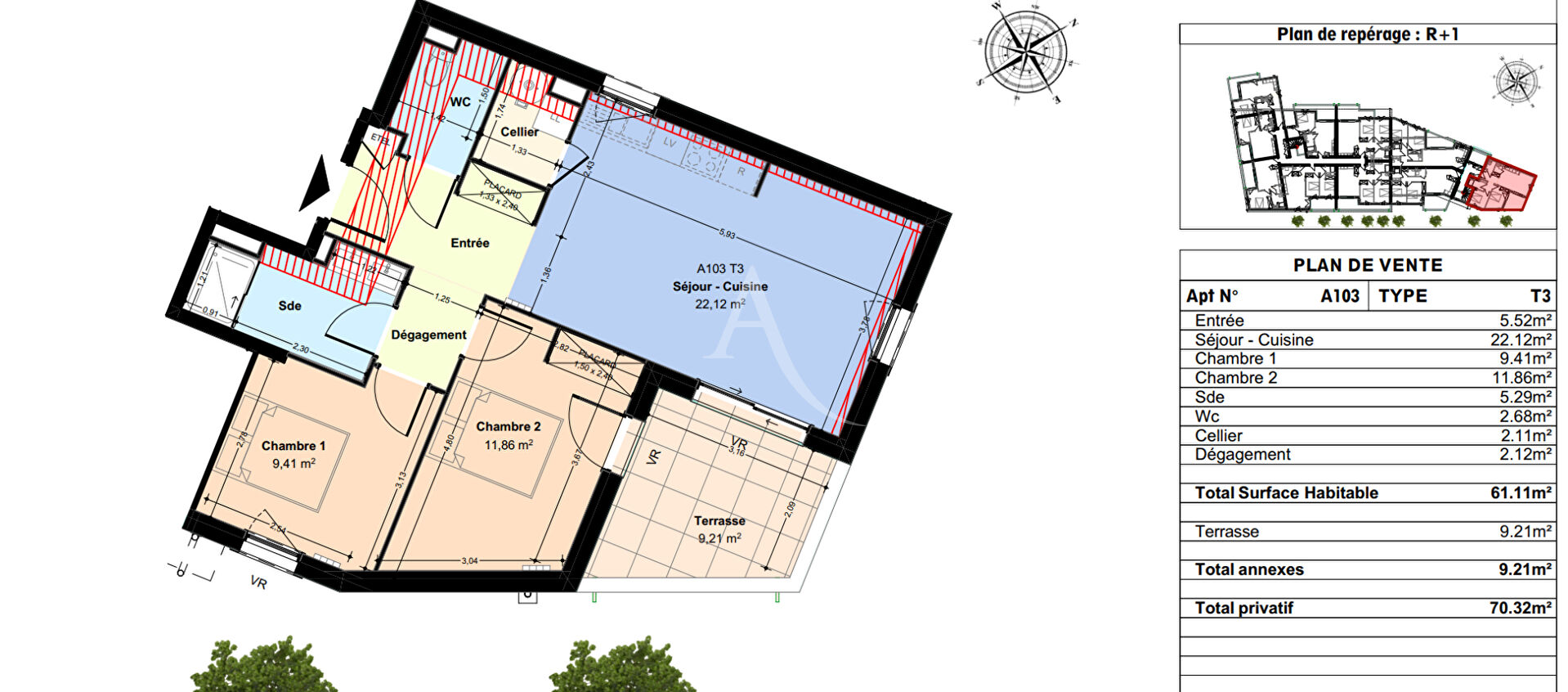 Photo Appartement T3 Castelginest image 3/4