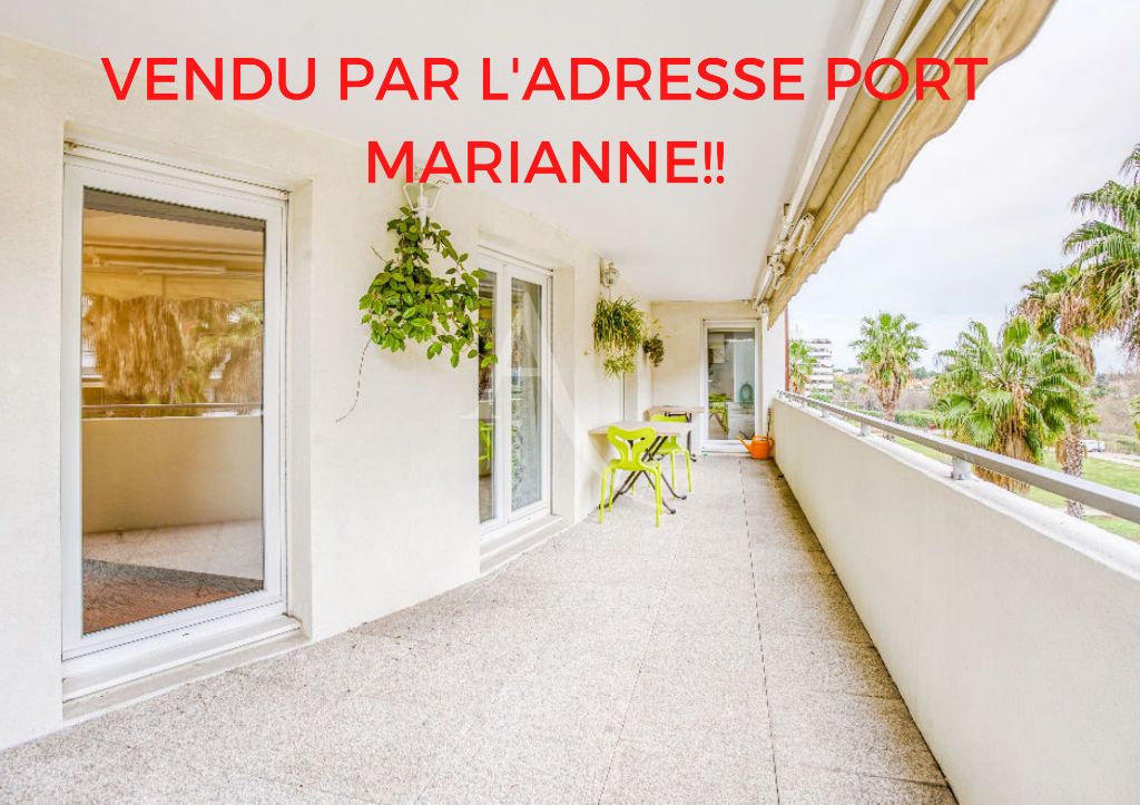 A VENDRE-MONPELLIER-PORT MARIANNE-APPARTEMENT-4 PIECES-TERRASSES-GARAGE.