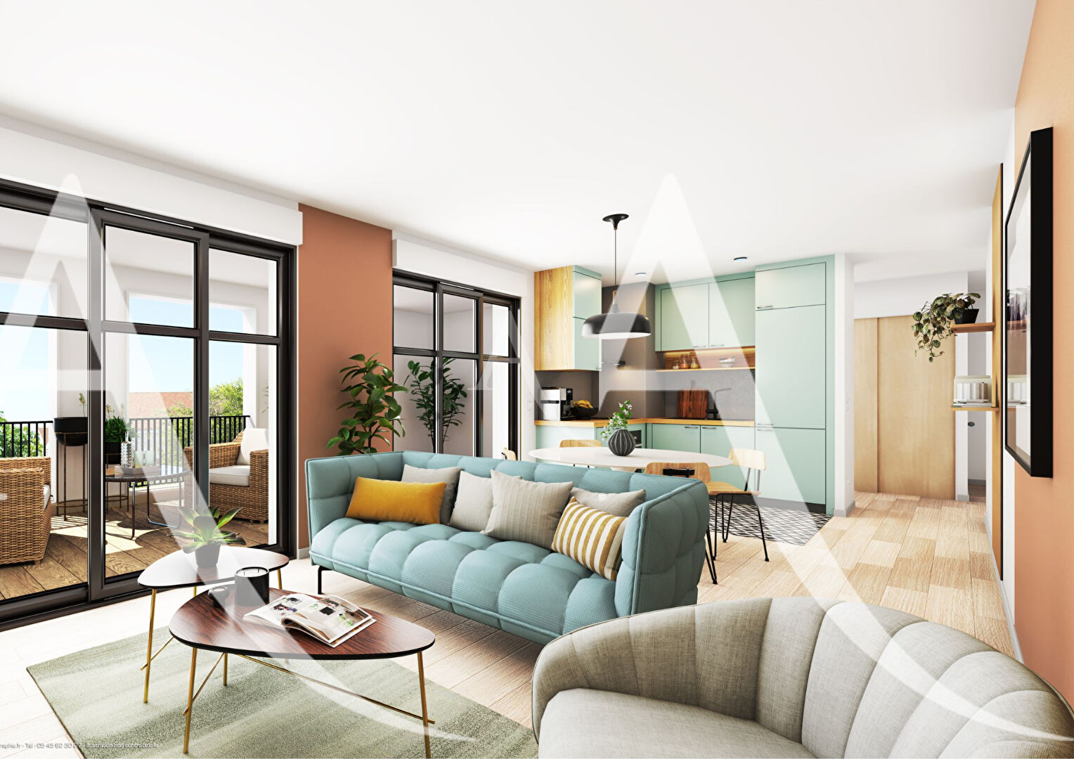 Photo Appart T2 Hyper centre, ascenseur, parking, Residence l'EDEN image 2/5