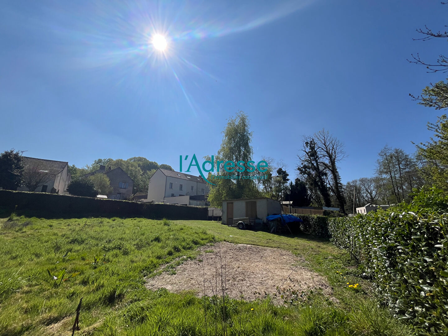 Photo Terrain constructible 415m² Brueil en vexin image 4/4