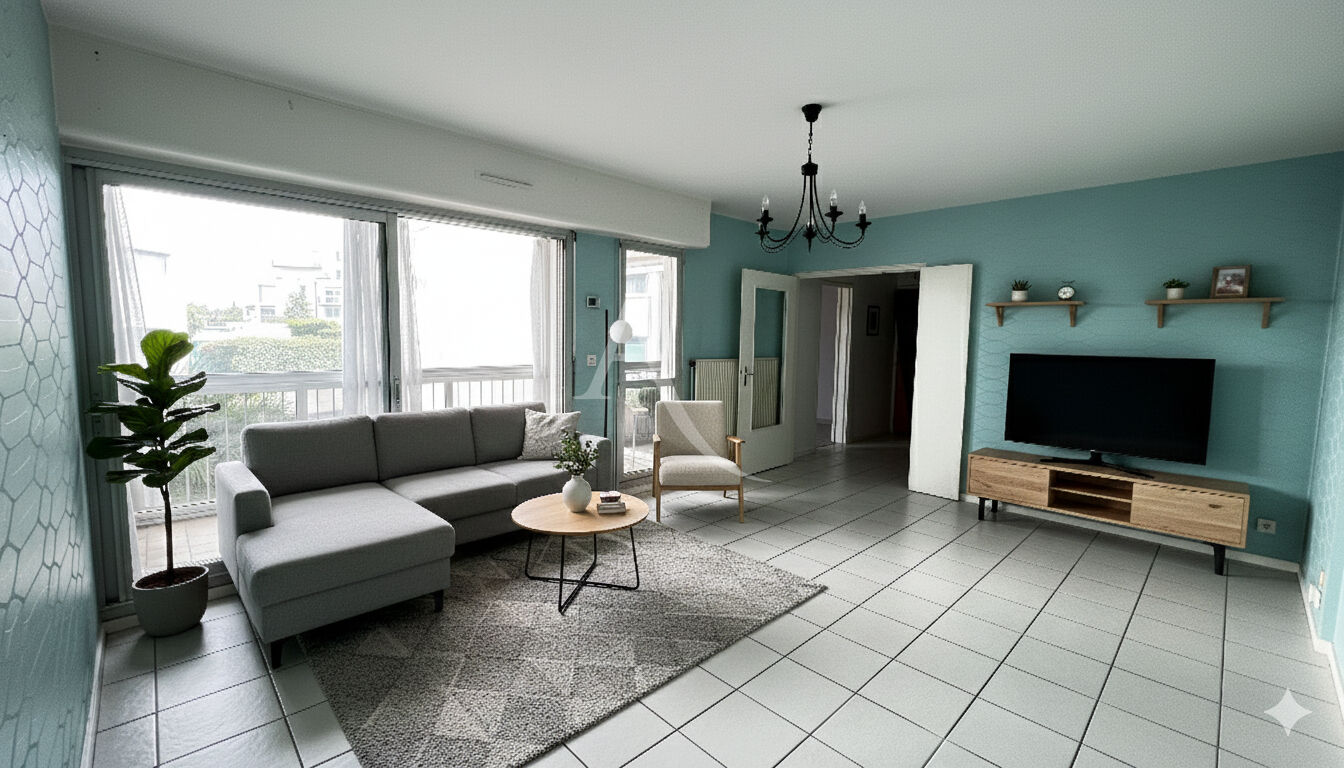 Appartement centre-ville Royan 3 pièce(s) lumineux deux balcons