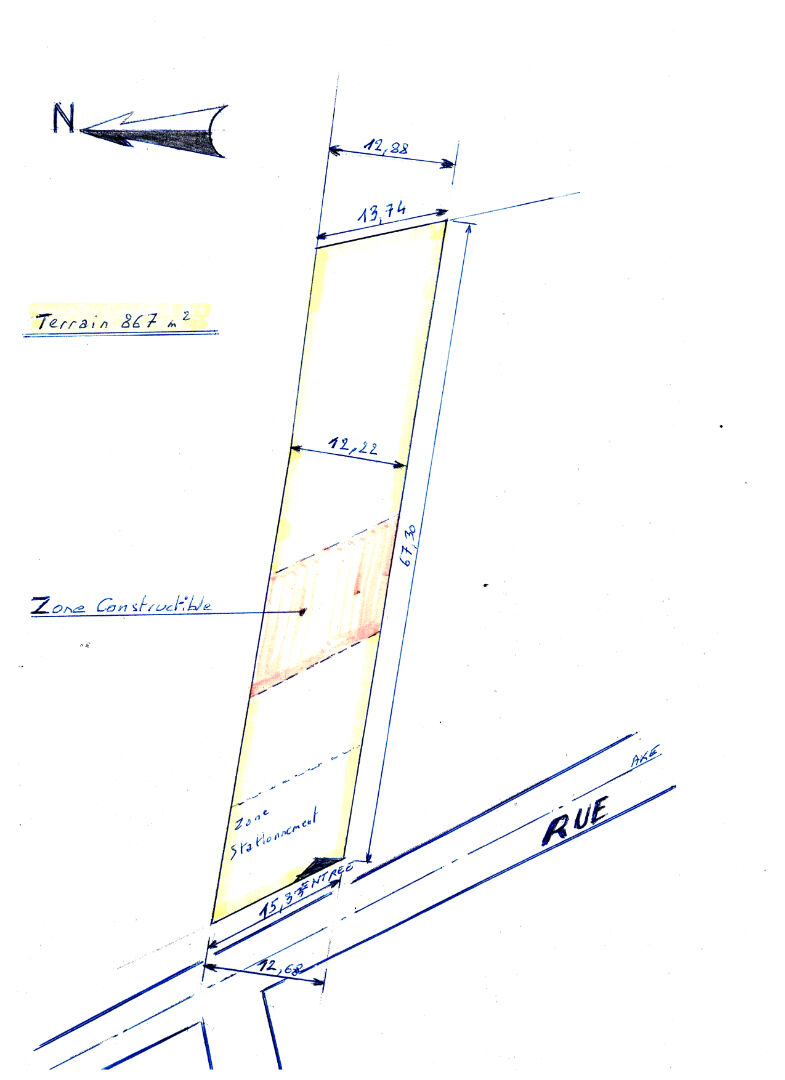Photo A SAISIR Terrain  867m²  