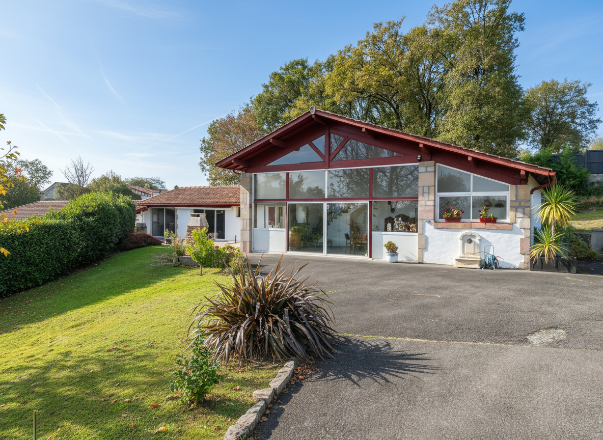 Photo Maison Familiale Atypique avec Volumes et Grand Carport image 1/6