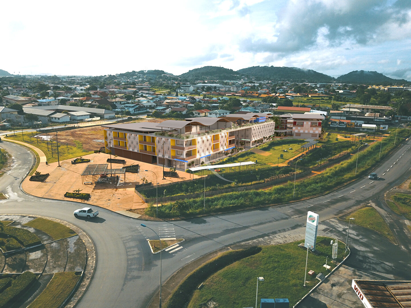 PLATEAU DE BUREAU DANS PROGRAMME NEUF CENTRE MEDICAL CAYENNE