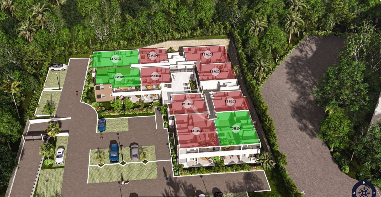 Photo En  V.E.F.A Au Lamentin appartement T3. image 2/2