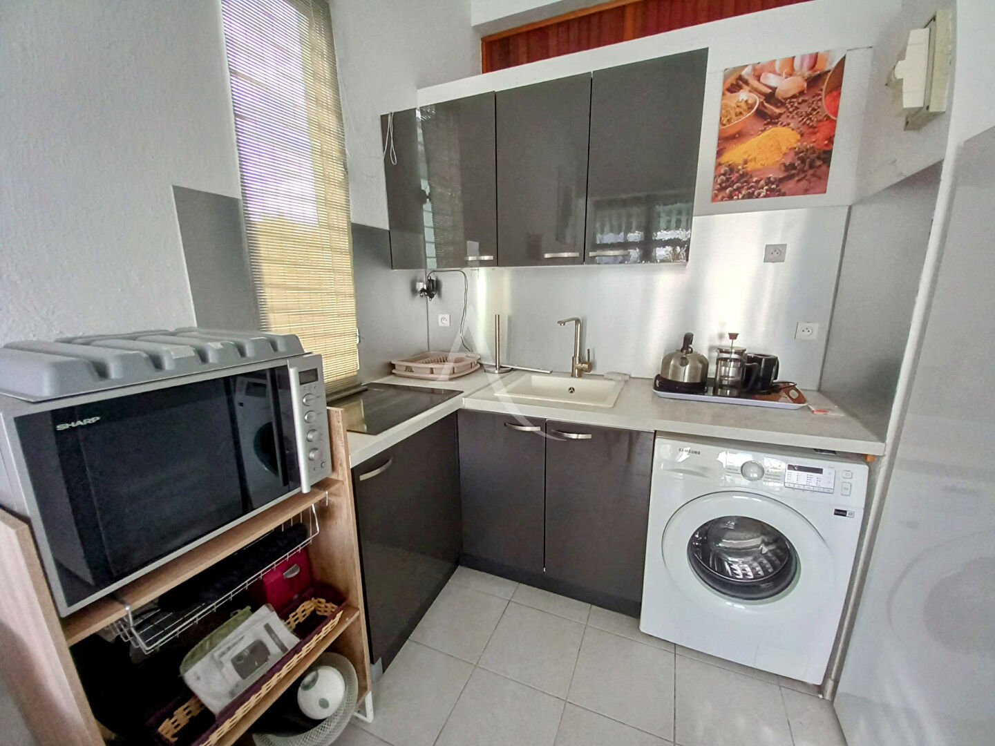 Photo Appartement meublé tout confort T2 à l'Anse Mitan, Trois-Îlets de 34.41 m2 image 2/5