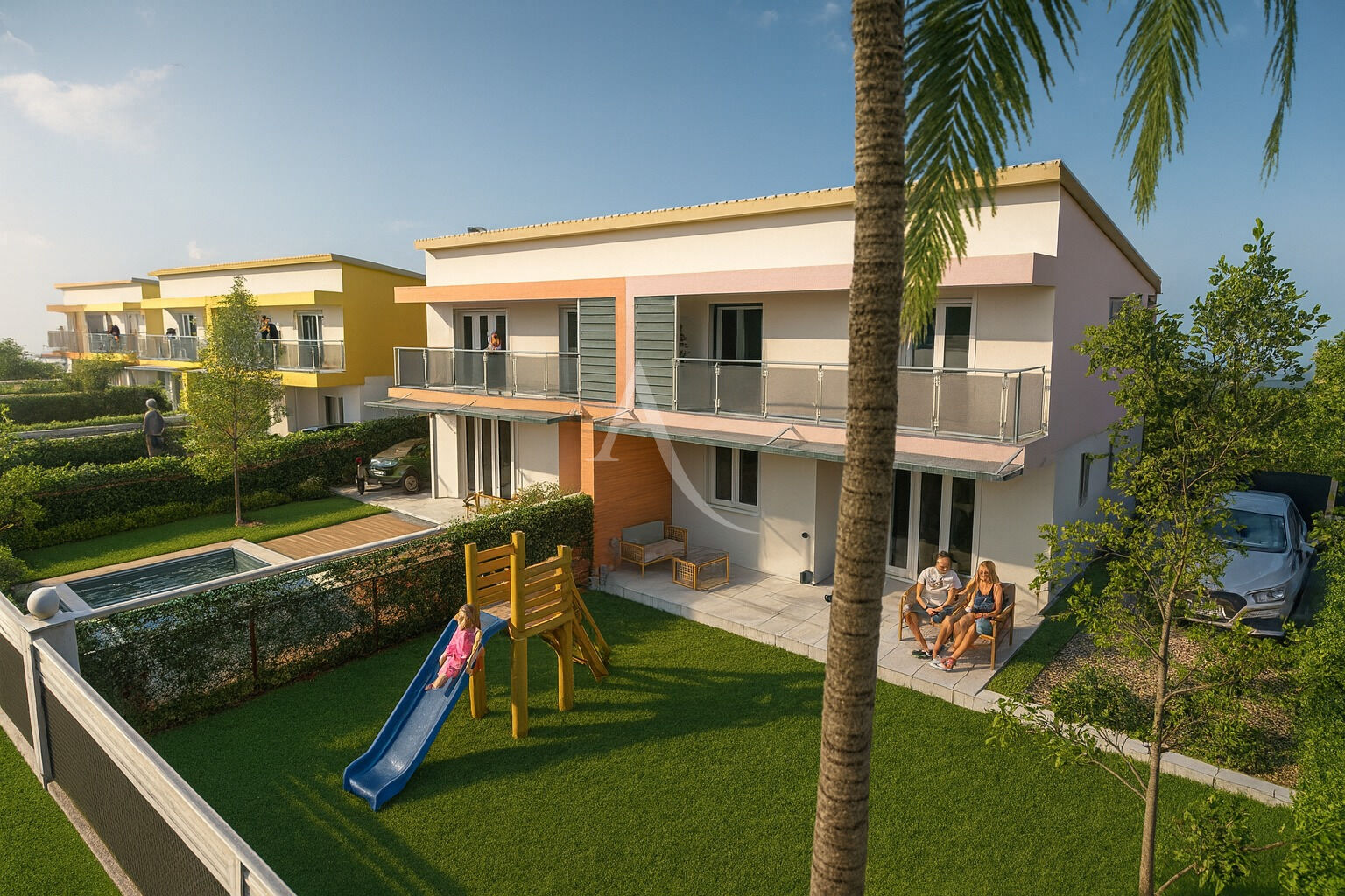 Programme neuf : Villas duplex T3 de 85 m² avec jardin privatif