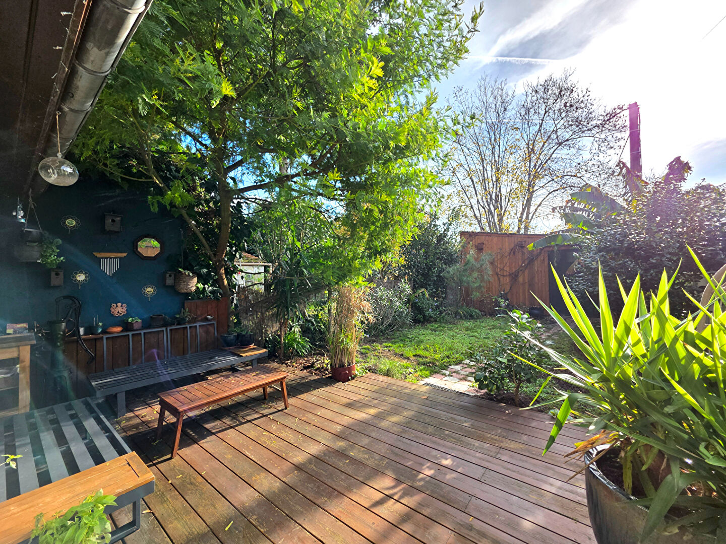 Belle échoppe avec jardin sud - Bas Floirac