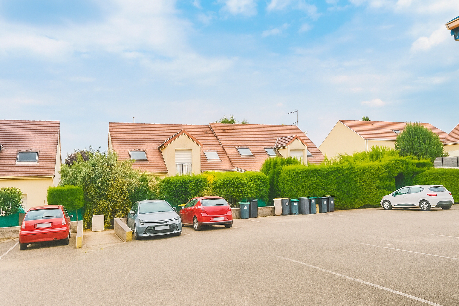 APPARTEMENT F2 MEZIERES SUR SEINE 2 PLACES DE PARKING AU CALME