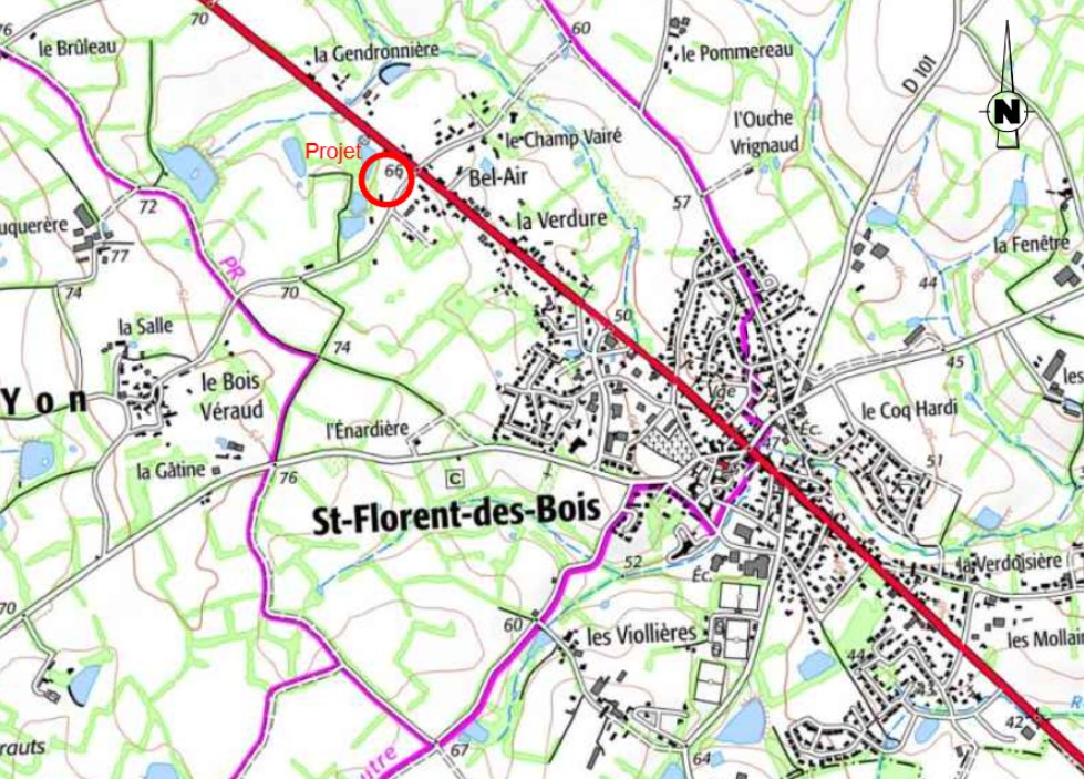 Photo A 5 MIN DE LA ROCHE SUR YON - TERRAIN 564 M² - VIABILISE image 2/3