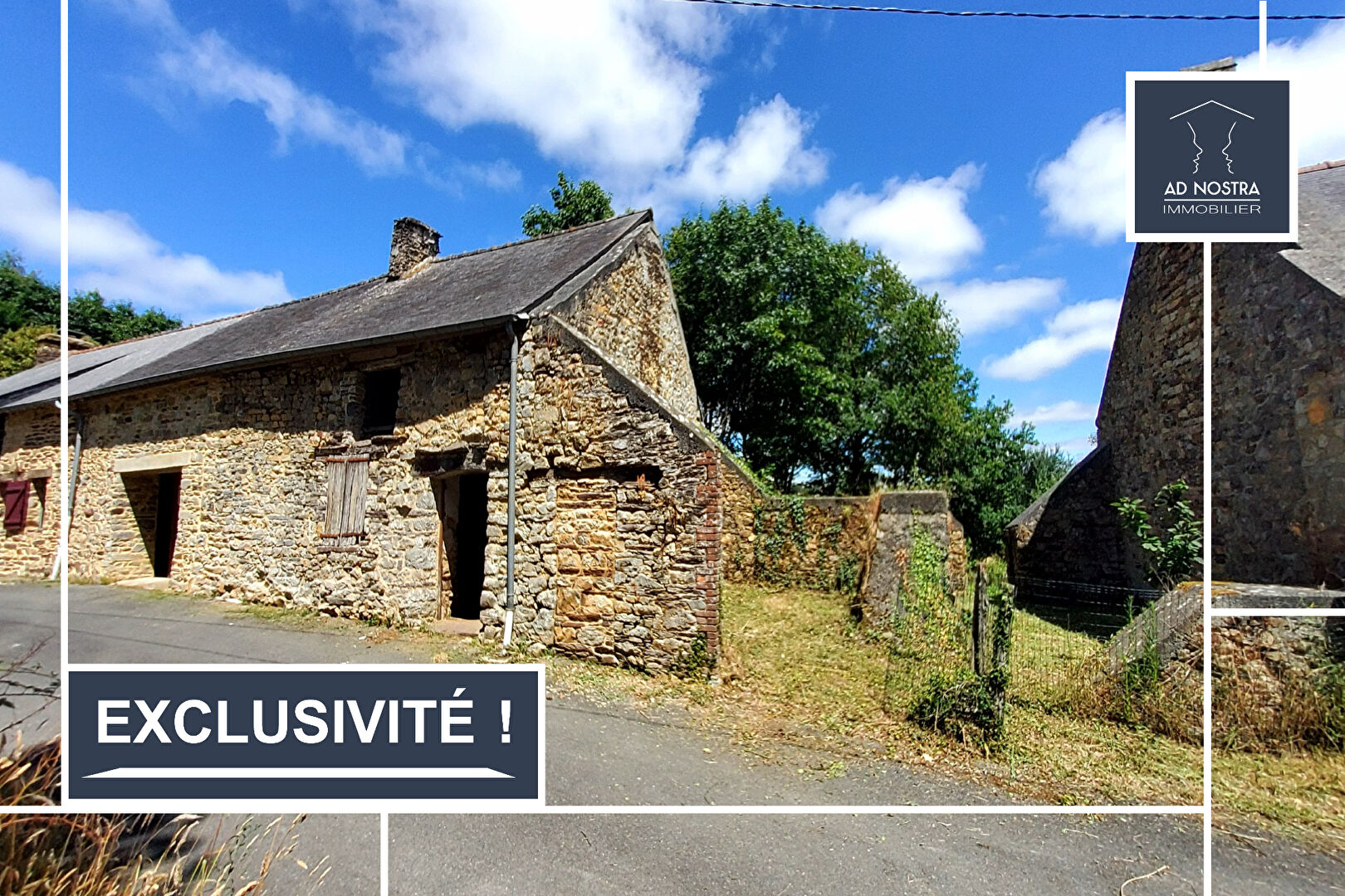 Maison en pierres à rénover BAULON