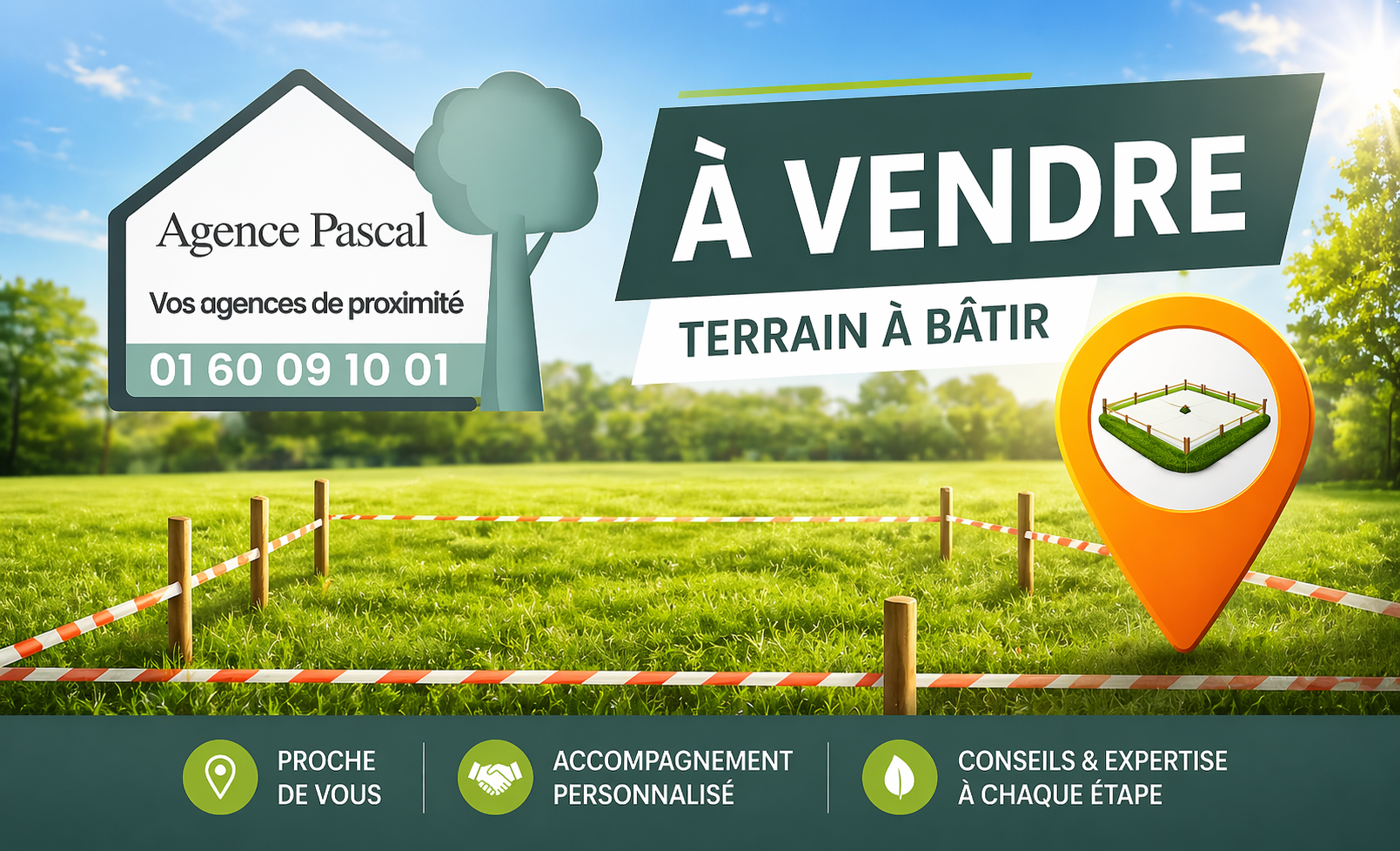 Terrain à bâtir 608 m² ? Poincy (proche Meaux)