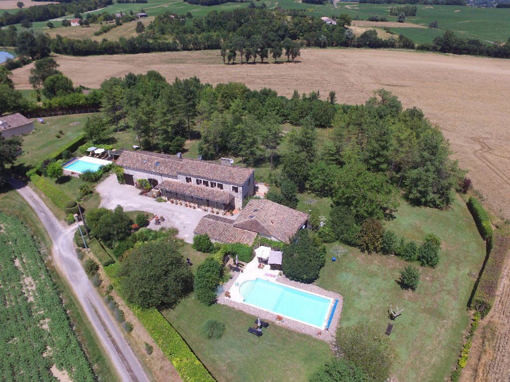 LOT ET GARONNE - Villeréal - Maison en Pierre avec deux ...