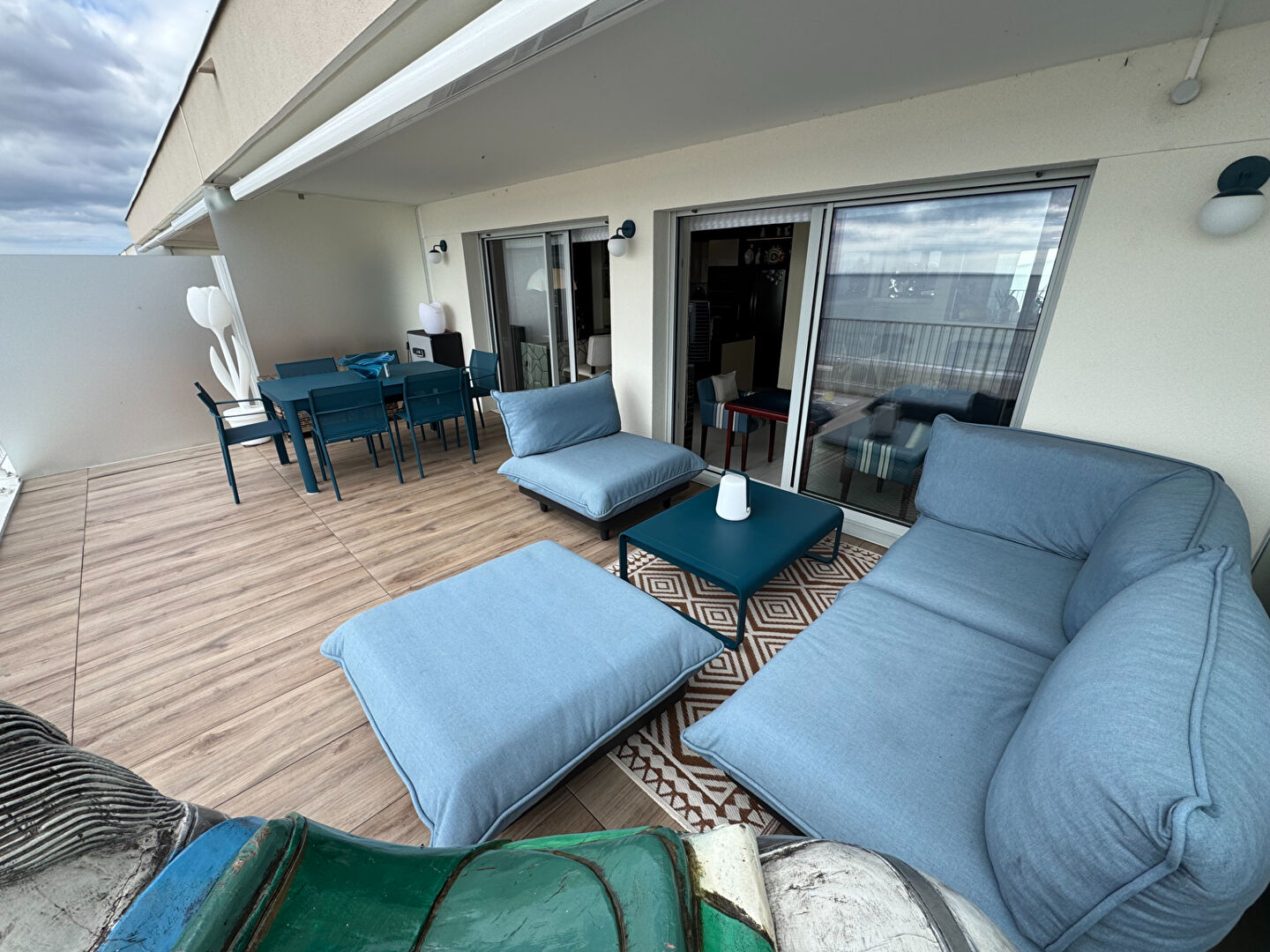 Photo Appartement , Dernier étage, La Baule les Pins FACE MER 3 pièce(s) 67,69 m2 image 3/6