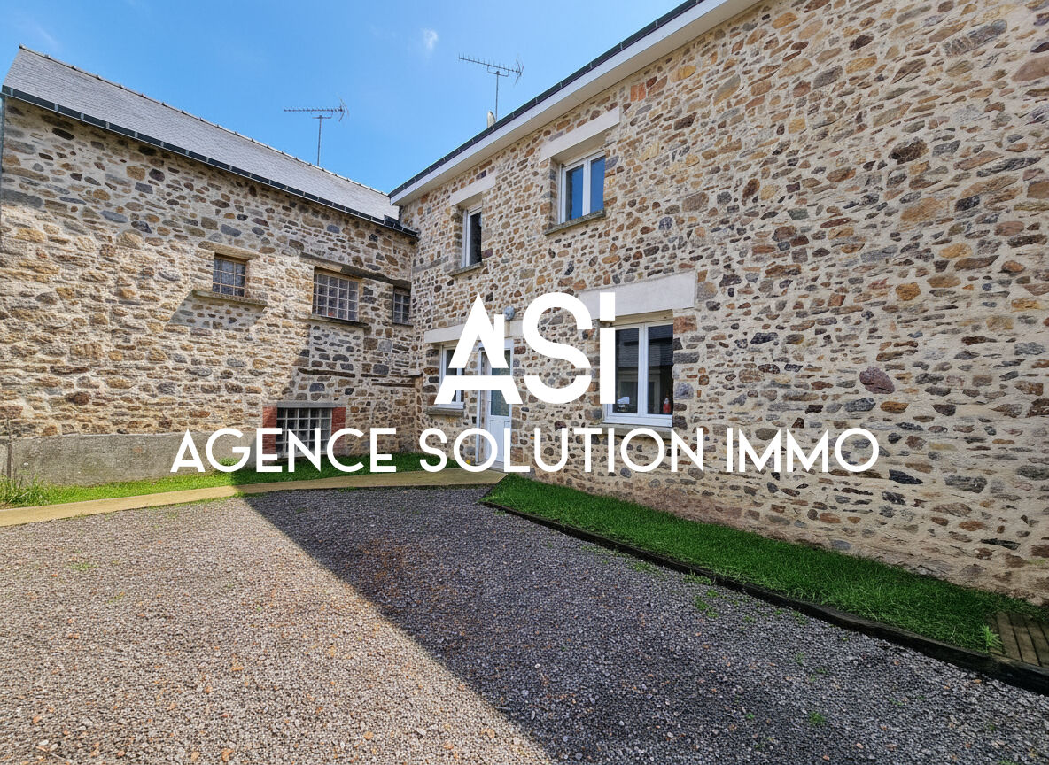 Maison en pierre 5 pièce(s)  de 95m² au sol avec une grande cour de 66 m²