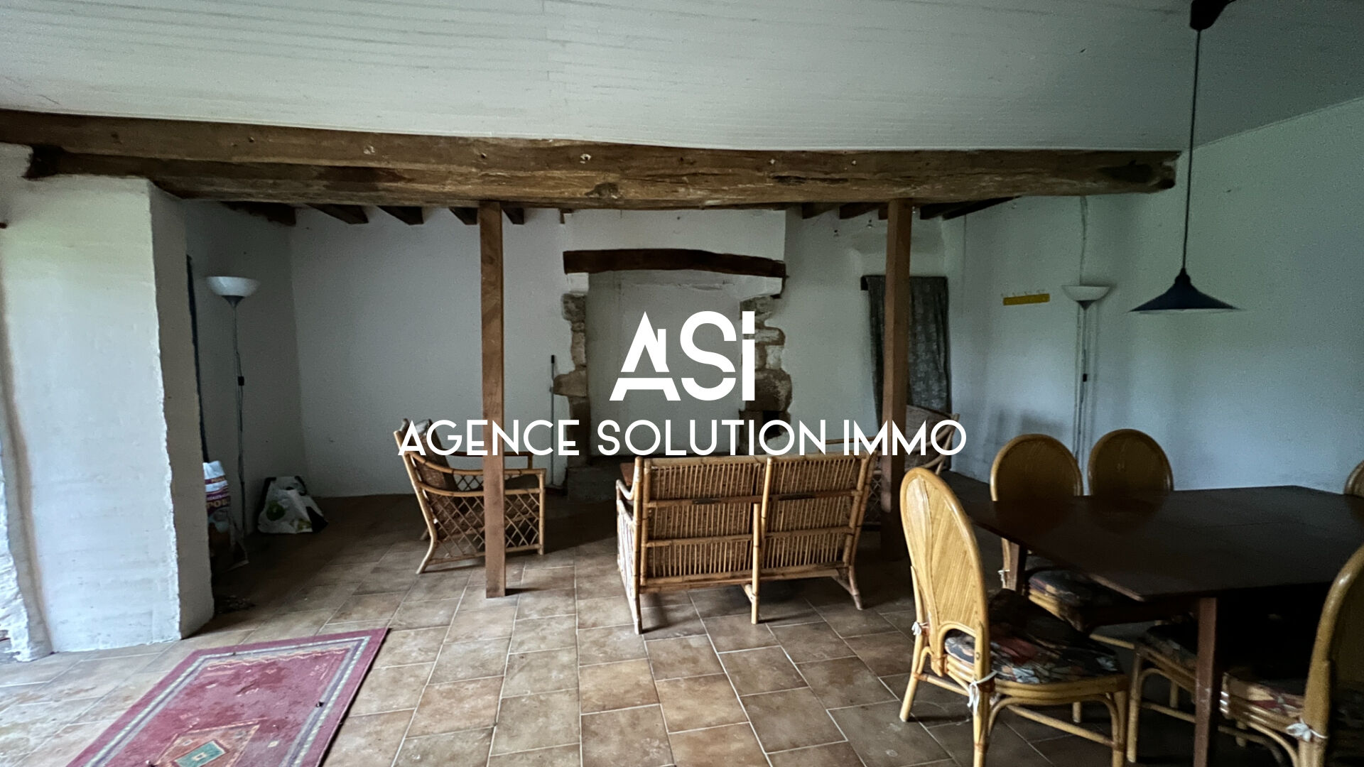 Maison  5 pièce(s) 89 m2 - 3 ch  - campagne -  beau terrain - calme et tranquilité.
