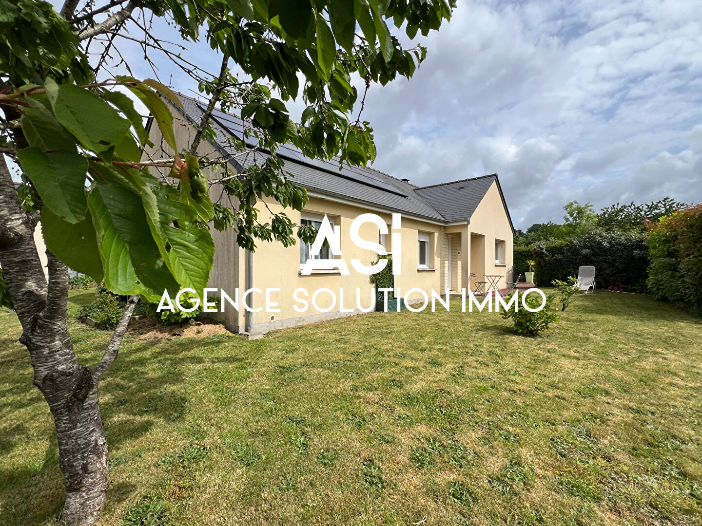 Maison plain-pied - 6p - 4 ch - 103 m2 - Jardin, calme et clair
