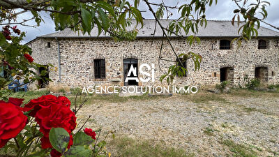 Maison en pierre 8 pièce(s)  - 4 ch - (possibilité gite) - campagne - terrain 3,5 hectares