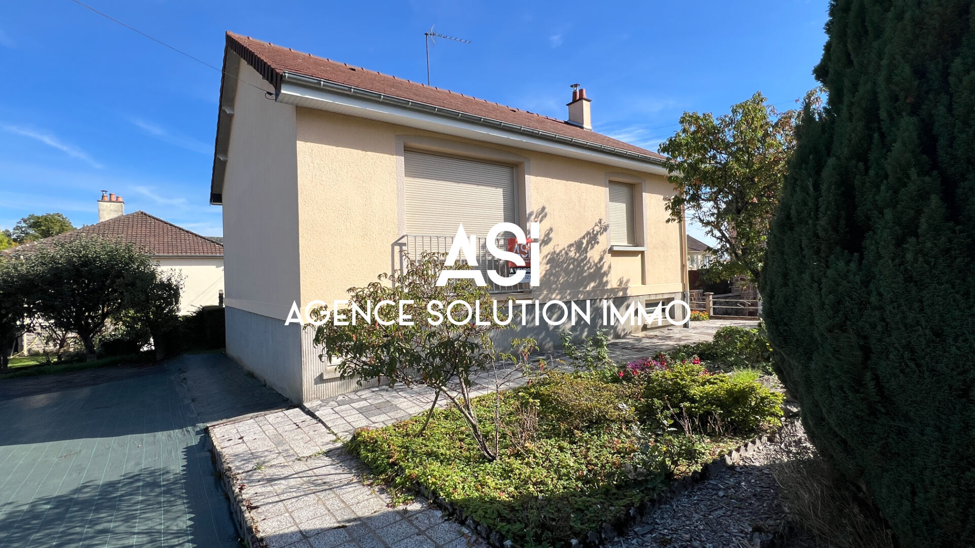 Maison 3 pièce(s) 62 m2 -sous-sol total - calme, clair et jardin.