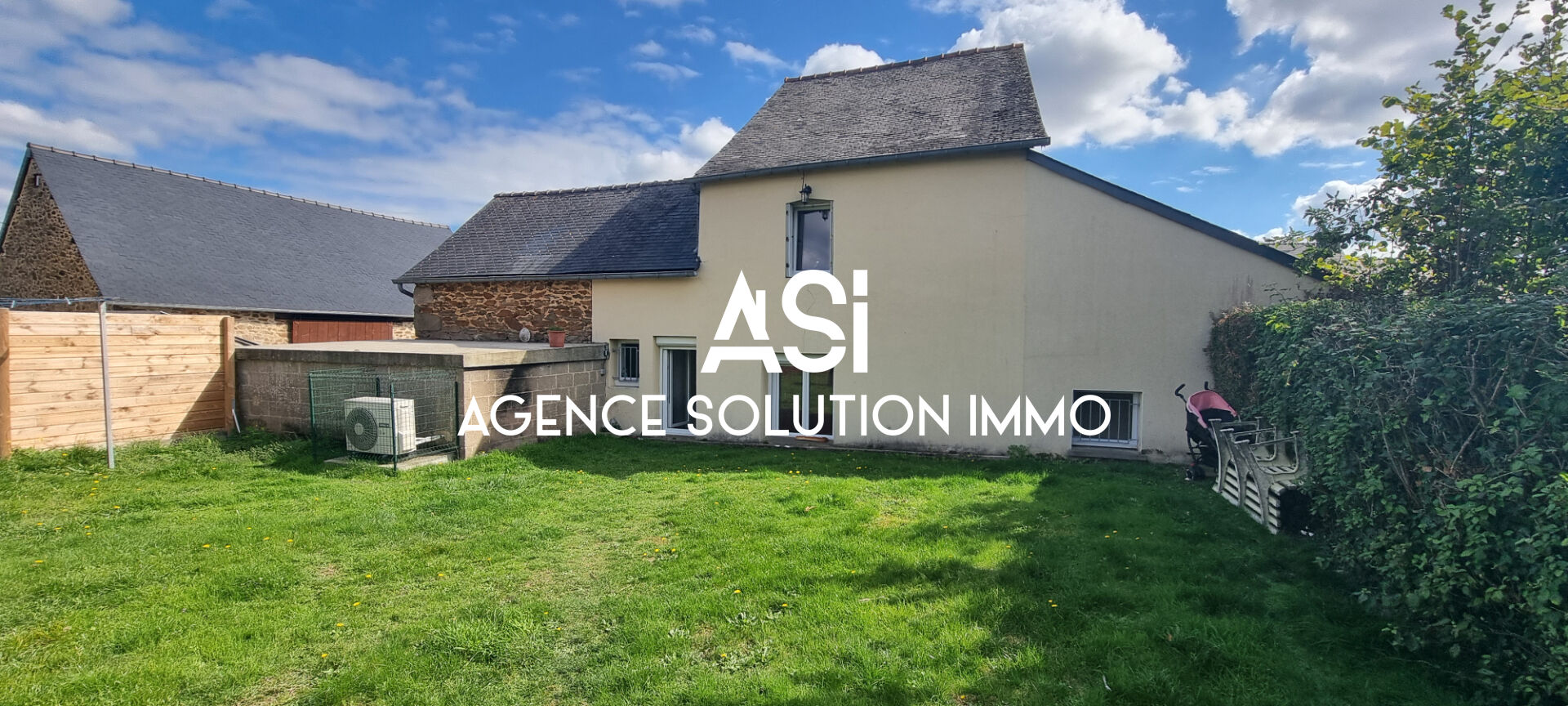 Maison de bourg de 95 m2 à Averton sur un terrain de 554 m2 au calme