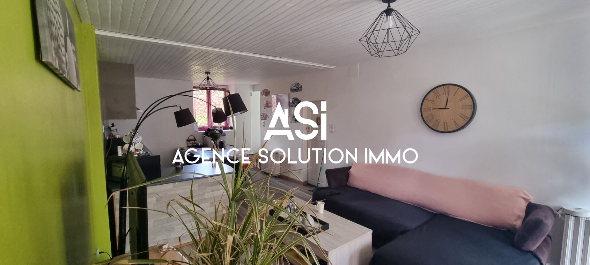 Maison de bourg de 95 m2 à Averton sur un terrain de 554 m2 au calme