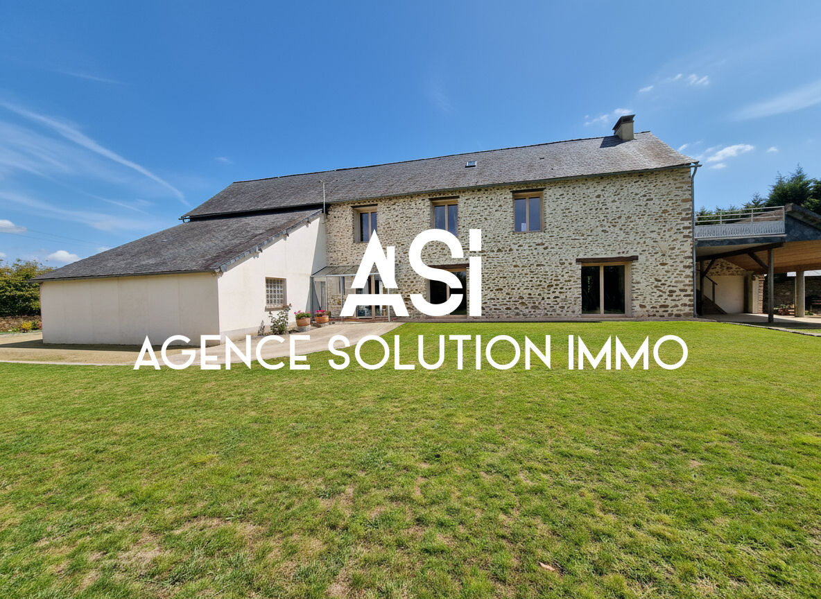 Longére Martigne Sur Mayenne 166 m2 sur 1 698 m² de terrain