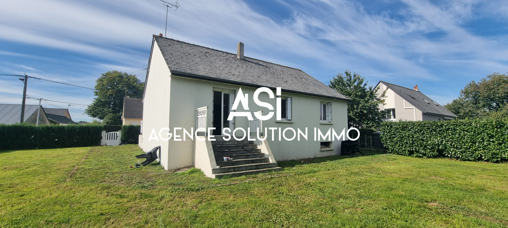 MAISSON SUR SOUS SOL GRAND JARDIN A RENOVER PROCHE EVRON